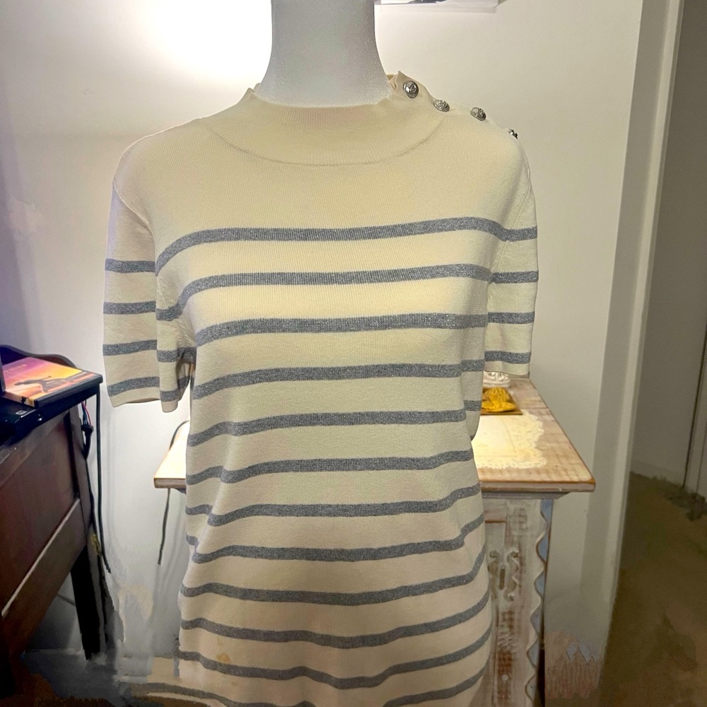 Talbots Short Sleeve Sweater